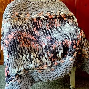 Soft chenille blanket brand new handmade one size